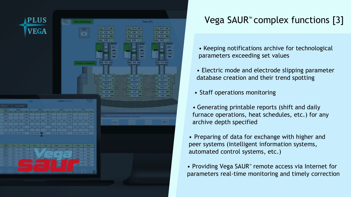 VEGA SAUR SOFTWARE AND HARDWARE COMPLEX
